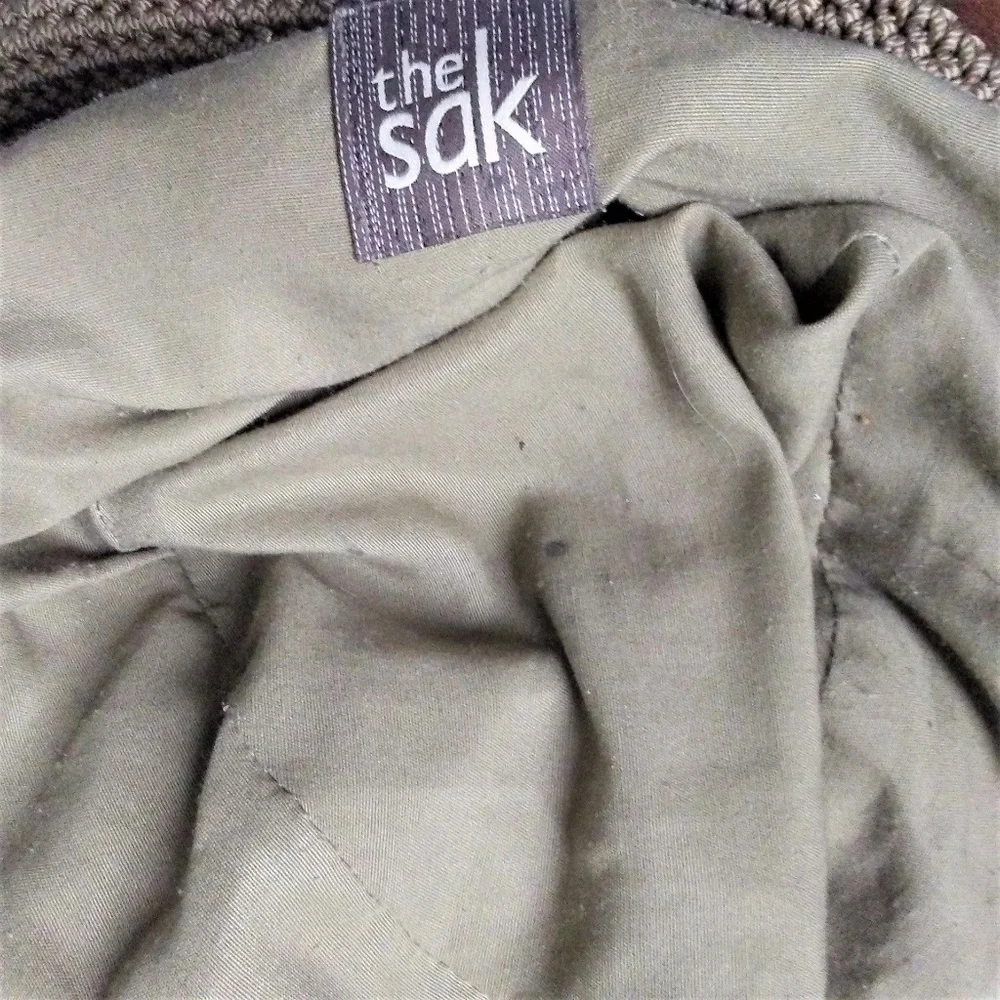 The Sak Crochet Shoulder‎ Bag Neutral Brown Tones